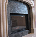 wrought iron fireplace, fireplace