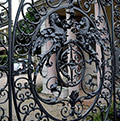 wrought iron gate