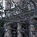 wrought iron gate