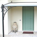 iron and glass canopy