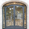 wrought iron front door