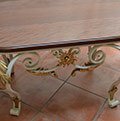 classic wrought iron table