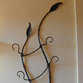 iron design coat hanger