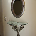 wrought iron console