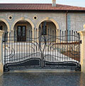 wrought iron gate