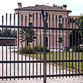 wrought iron villa gate