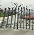 wrought iron gate