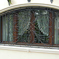 wrought iron grating