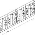 Dessin des balustrades