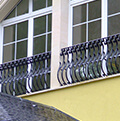 Balustrades for external staircases