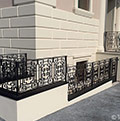 Balustrades for external staircases