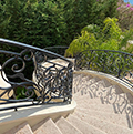 Balustrades for external staircases