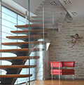 Balustrades for internal  staircases