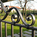 iron gate detail