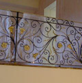 Wrought iron balustrade, Wrought iron railing