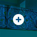 Wrought iron balustrade, Wrought iron railing