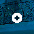 Wrought iron balustrade, Wrought iron railing