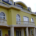 Wrought iron balcony