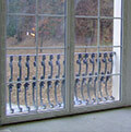 Wrought iron balcony