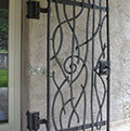 iron door grating