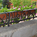 Wrought iron balcony