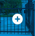 Wrought iron balustrade, railing