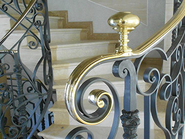 Wrought iron balustrade, Wrought iron railing