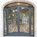 Wrought iron door