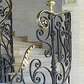 Wrought iron balustrade, Wrought iron railing