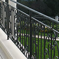 external iron balustrade, external iron railing